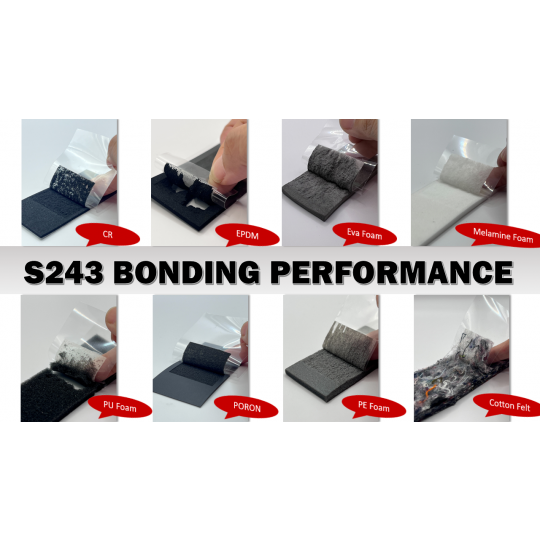 S243 foam lamination